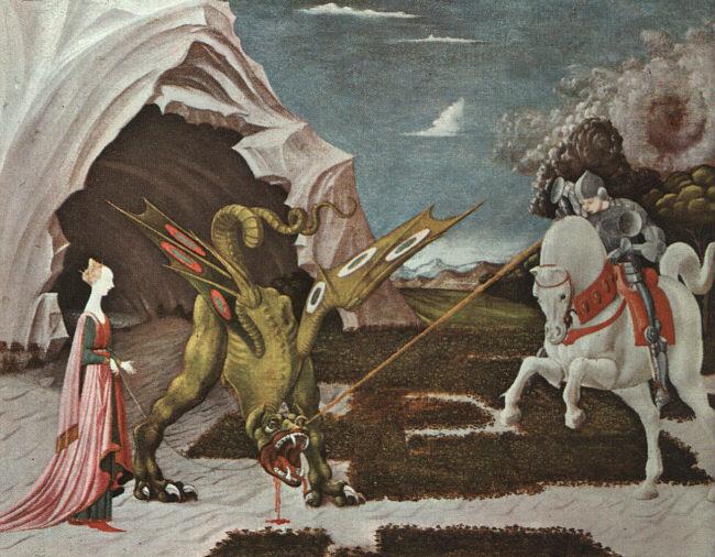 Paolo Ucello St.George and the Dragon Germany oil painting art